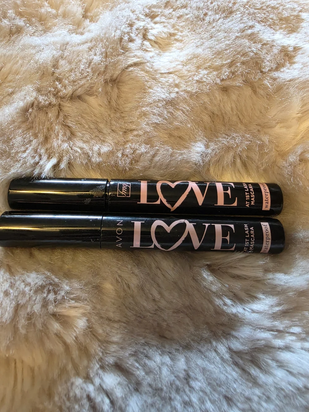 Avon LOVE Mascara — Black with Pink Logo